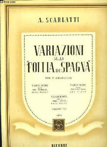 "VARIAZIONI SULLA ""FOLLA DI SPAGNA"" per pianoforte"