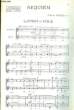 REQUIEM pour soprano et alto. GABRIEL FAURE