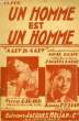UN HOMME EST UN HOMME( a guy is a guy) PARTITION POUR LE CHANT. OSCAR BRAND