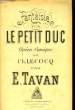 FANTAISIE SUR LE PETIT DUC DE CH. LECOCQ. E.TAVAN