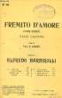 N°106 FREMITO D'ARMORE (frémissement d'amour) valse lente partition pour le chant. ALFREDO BARBIROLLI