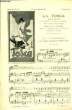 LA TOSCA partition pour le chant et piano SUPPLEMENT MUSICAL N°3164 A L'ILLUSTRATION DU 17 OCTOBRE 1903. PUCCINI G.