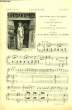 SARDANAPALE partition pour chant et piano SUPPLEMENT MUSICAL N°3168 A L'ILLUSTRATION DU 14 NOVEMBRE 1903. VICTORIN JONCIERES