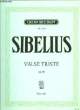 VALSE TRISTE OP.44. SIBELIUS Jean