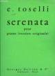 SERENATA pour piano(version originale). E. TOSELLI