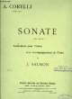 SONATE de A.Corelli (en sol majeur) harmonisé pour violon avec accompagnement de piano. J. SALMON