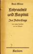 LOHNARBEIT UND KAPITAL. MARX Karl