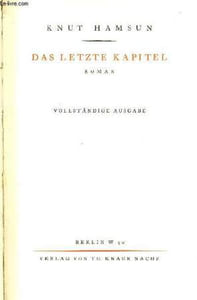 DAS LETZTE KAPITEL