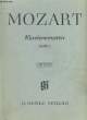 W.A.MOZART, KLAVIERSONATEN, BAND 1. HERTTRICH Ernst (hrsg.)