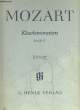 W.A.MOZART, KLAVIERSONATEN, BAND 2. HERTTRICH Ernst (hrsg.)