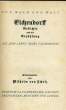 EICHENDORFF, GEDICHTE UND DIE ERZÄHLUNG. SCHOLZ Wilheml von (hrsg.)