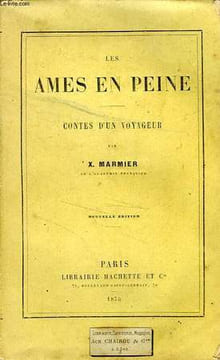 LES AMES EN PEINE - CONTES D'UN VOYAGEUR. MARMIER X.