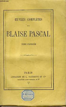 OEUVRES COMPLETES, TOME 1. PASCAL Blaise