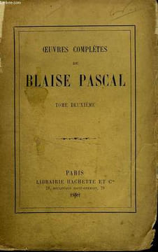 OEUVRES COMPLETES, TOME 2. PASCAL Blaise