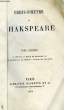 CHEFS-D'OEUVRE DE SHAKSPEARE, TOME 1. SHAKSPEARE