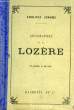 GEOGRAPHIE DE LA LOZERE. JOANNE ADOLPHE