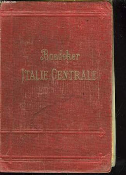 ITALIE CENTRALE ROME. BAEDEKER KARL
