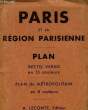 PARIS ET LA REGION PARISIENNE - PLAN. COLLECTIF