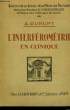 L'interf&eacute;rom&eacute;trie en clinique.. DURUPT A.