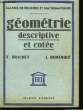 Géométrie descriptive et cotée.. BRACHET F. et DUMARQUE J.