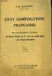 Cent Compositions Françaises. N°98. GASZTOWTT A.M.