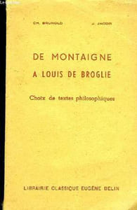 De Montaigne à Louis de Broglie.