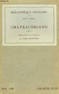 Chateaubriand. TOME I