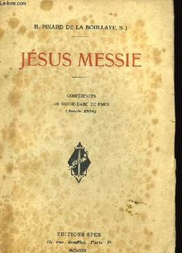 Jésus Messie.. PINARD DE LA BOULLAYE H.