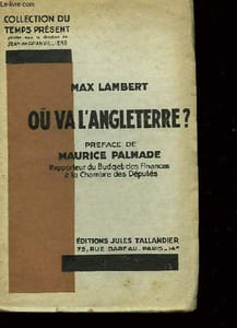 Où va l'Angleterre ?