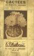 Cactées et plantes grasses. Catalogue N°7. THIEBAUD E.