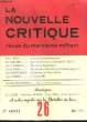 La Nouvelle Critique N°26.. LEMOINE Ed. & COLLECTIF