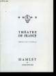 Programme 1964 - 1965. Hamlet de Shakespeare. THEATRE DE FRANCE, RENAUD-BARRAULT