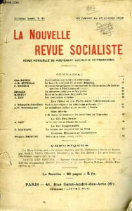 La Nouvelle Revue Socialiste N°21