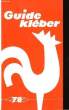 Guide Kléber 1978. KLEBER