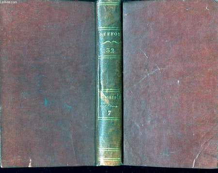 Oeuvres Complètes de Buffon. TOME 32. BUFFON & LACEPEDE