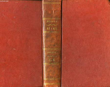 Oeuvres Complètes de Buffon. TOMES 41 et 42 en un seul volume.