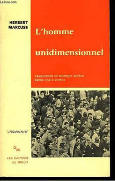 L'homme unidimensionnel. MARCUSE Herbert.