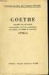 Drames de Jeunesse.. GOETHE