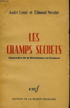 Les champs secrets. (Episodes de la Résistance en France). LINNE André et NESSLER Edmond.