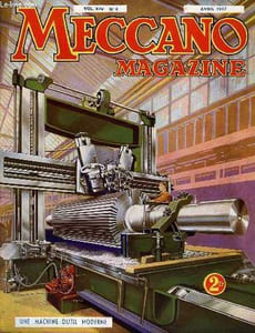 Meccano Magazine. Vol. XIV n°4 : Une machine à outil moderne.