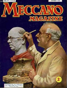 Meccano Magazine. Vol. XIII n°9 - 10 : Sculpteur au travail.