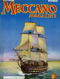 Meccano Magazine. Vol. XII n°7 : Modèle d'un vaisseau célèbre.