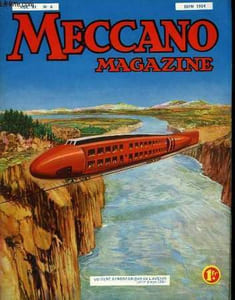Meccano Magazine. Vol. XI, n°6 : Voiture Gyroscopique de l'avenir.