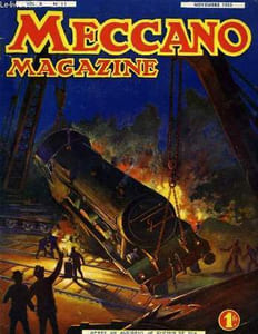 Meccano Magazine. Vol. X; n°11 : Grue de dépannage