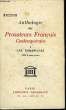 Anthologie des Prosateurs Français Contemporains. TOME I : les Romanciers (1850 à nos jours).. PELLISSIER Georges