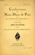 Conférences de Notre-Dame de Paris n°6 : Ombre et Lumière dans la révélation chrétienne.. PINARD DE LA BOULLAYE H.
