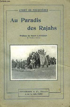 Au Paradis des Rajahs.. FOUQUIERES André de