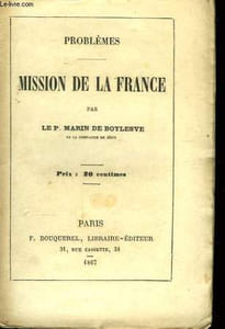 Problèmes. Missions de la France.
