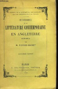 Histoire de la Littérature Contemporaine en Angleterre. 1830 - 1874