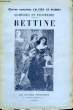 Comédies et Proverbes. Bettine.. MUSSET Alfred de